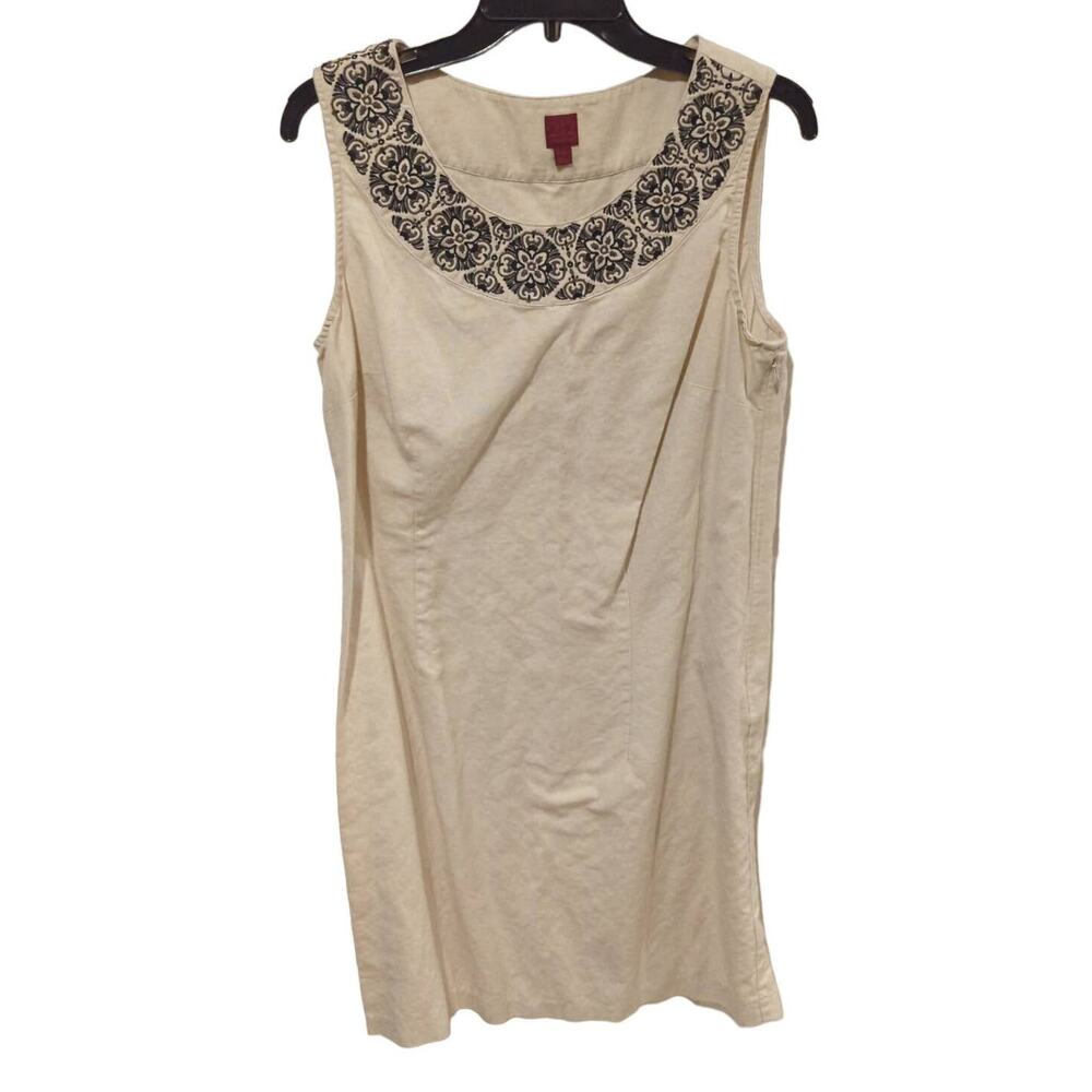 212 Collection Linen Blend Dress, 14
